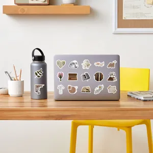 Vintage aesthetic stickers pack for laptop journaling scrapbooking art craft decoration waterproof