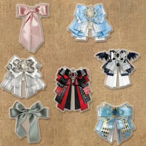 Vintage bow stickers set, aesthetic ribbon bow designs for journaling, phone case and scrapbooking.