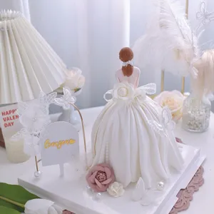 Decorazione per torta dea schiena gomma morbida set per festa cottura e dolce di nozze.