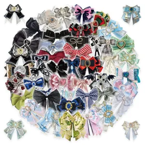 Vintage Bow Stickers Cute Aesthetic Scrapbook Journal Waterproof Decals For Water Bottles Laptop Phone Decoration