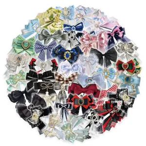 Vintage bow stickers set, decorative aesthetic craft ribbons for journal, scrapbooking, DIY art.