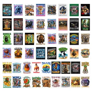 Cartoon graffiti stickers cute waterproof vinyl decals for laptop phone water bottle decor.
