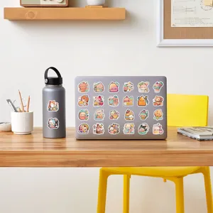 Kawaii cute cartoon stickers aesthetic waterproof vinyl decal for laptop water bottle skateboard