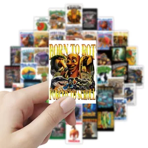 Funny meme doodle sticker waterproof vinyl sticker for phone laptop water bottle decoration.
