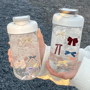 Transparent bow stickers for journaling, phone and laptop decorative waterproof stickers