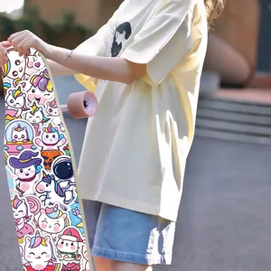 Cute cartoon unicorn stickers for kids DIY decoration on skateboards, laptops, and rooms.
