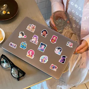 Cartoon KPOP demon hunters graffiti stickers, waterproof decorative decals for laptop and phone.