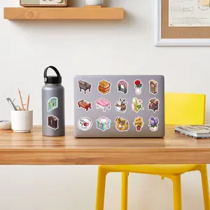 Colorful home cartoon graffiti stickers waterproof mini furniture laptop journal decals set
