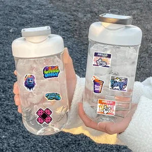 Colorful hip-hop street art graffiti stickers for water bottles, skateboards, and laptops.