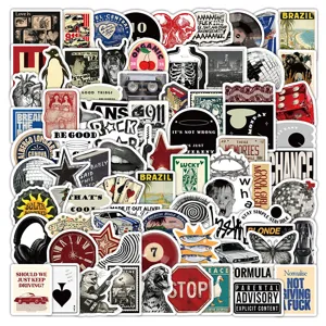 103pcs American retro Y2K graffiti stickers waterproof vinyl decal pack for water bottle laptop