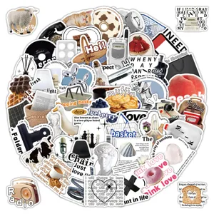 Cartoon INS Style Graffiti Stickers Waterproof PVC Decorative Decals For Phone Laptop Journal Scrapbook