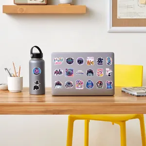 K-pop demon hunters aesthetic waterproof vinyl laptop stickers decal pack for daily decor.