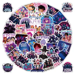 KPOP Demon Hunters Anime Graffiti Stickers Waterproof PVC Decals For Phone Case Notebook Journal Decoration