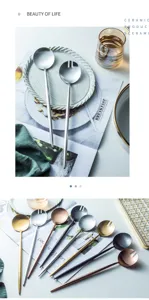 Stainless steel salad serving spoon and fork set in minimalist design for modern dining.