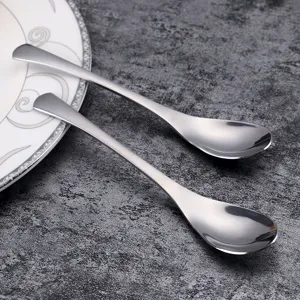 Ensemble de mini cuillères en acier inoxydable pour café yaourt dessert cuisine