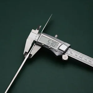 Thickened stainless steel square chopsticks durable premium kitchen tableware precision measure