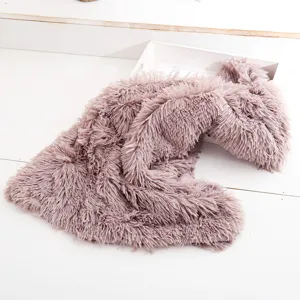Plush pet blanket warm cozy thick dog mat cat sleeping pad soft faux fur rug for pets winter