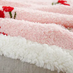 Dubbellaagse warme huisdierdeken gezellige wolk fleece dikke hond puppy quilt kat mat