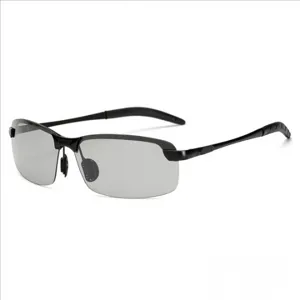 Lunettes de Soleil Polarisées Photochromiques Homme Conduite Jour Nuit Protection