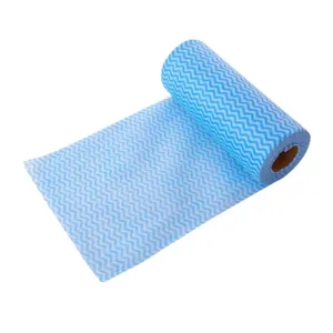 Washable disposable kitchen dishcloth non-woven lazy rag roll lint-free household cleaning tool