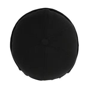 Spring new black brimless docker cap, casual streetwear melon hat for men and women.