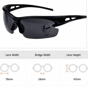 Occhiali da sole sportivi polarizzati ciclismo outdoor uomo donna antivento avvolgenti