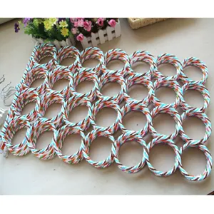 28-Ring Sjaalhouder Multifunctionele Papier Rattan Stropdas en Riem Organizer voor Garderobe