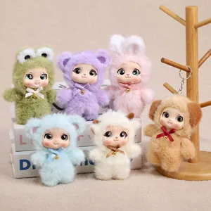 Muñeca vinilo peluche animal colgante tierno llavero bolso dije juguete suave
