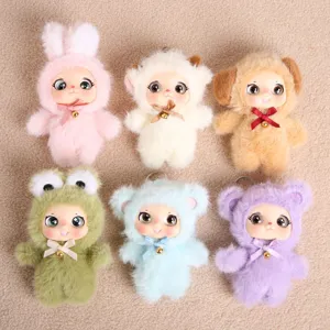 Lindo peluche llavero colgante de animal juguete suave accesorio de bolso regalo