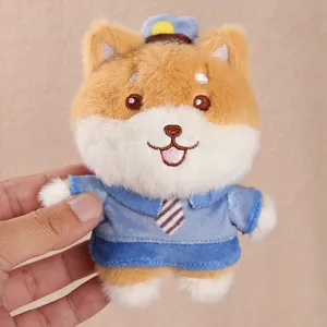 Lindo Shiba Inu peluche llavero suave animal de peluche muñeca bolsa regalo especial
