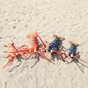 Plush lobster stuffed animal toy soft realistic marine creature cute ocean gift for kids