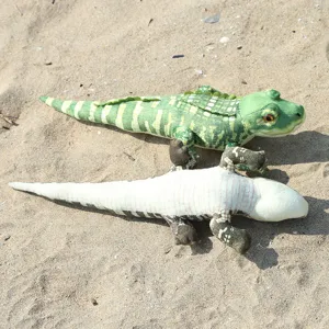 Simulation plush alligator toy realistic stuffed crocodile doll soft kids companion gift 1pc