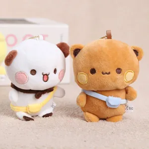 Cute plush keychain pair couple doll bag pendant soft cute toy gift kawaii accessories cute style