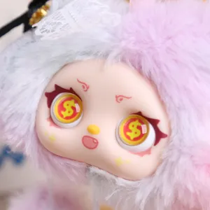 Mignonne poupée en peluche douce boîte mystère avec fourrure pastel idéale pour cadeau