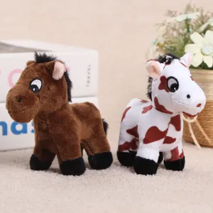 Simpatico portachiavi cavallo di peluche pony borsa ciondolo morbido bambola regalo