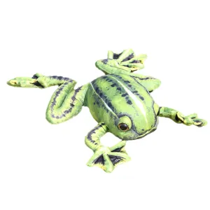 Realistic green frog plush toy stuffed animal soft cute stuffed toy for kids gift home decoration