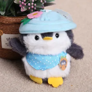Süßer Pinguin Plüschtier Schlüsselanhänger Rucksack Anhänger Cartoon Puppe Stofftier