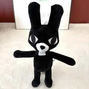 Schwarzes Plueschtier Horror Tierarztspiel Puppe Gaming Merchandise Stofftier Figur