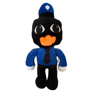 Niedlicher polizei vogel plüschtier weiche stofftier puppe für kinder und spiel fans geschenk