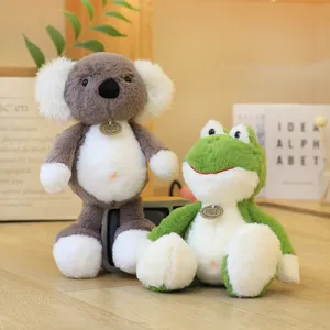 Süße Plüsch Koala und Frosch Stofftiere weiche Kuscheltiere als Geschenk für Kinder Hauptbild