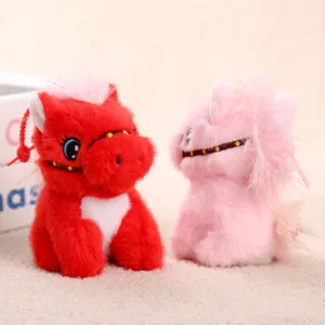 Schattig pluche paard speelgoed, zittende pony pop, zacht knuffeldier voor kinderen en cadeaus.