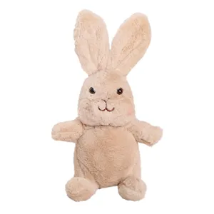 Schattig pluche konijn speelgoed met draaibare hoofd, zacht knuffeldiar als cadeau voor kinderen.