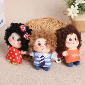 Set portachiavi bambola peluche stella carina, ciondolo borsa giocattolo morbido.