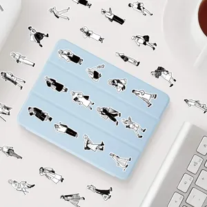 30pcs Pegatinas Personajes Linea Minimalista Boceto Dibujo DIY Artesania Decoracion