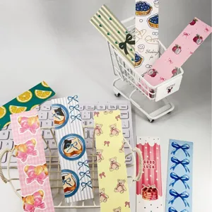 Koreaans stijl Coquette papier bladwijzers set schattige esthetische pagina markeringen