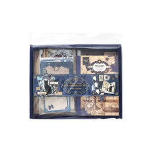 Infeel.Me vintage scrapbook gift set with 152pcs aesthetic stickers and journals for craft