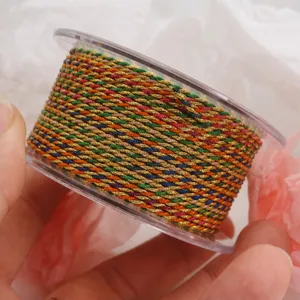 1.5mm Metallic Milan Cord Twist Rope DIY Bracelet Necklace Craft String Thread Spool