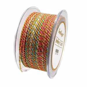 1.5mm metallic Milan cord twisted braided rope for DIY handmade bracelets necklaces crafts