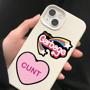 Adesivi graffiti impermeabili cool per decorazione cover telefono fai da te, design sarcastico.