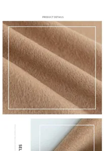 Close-up detail of solid color wool scarf fabric showcasing soft texture and cozy warmth.